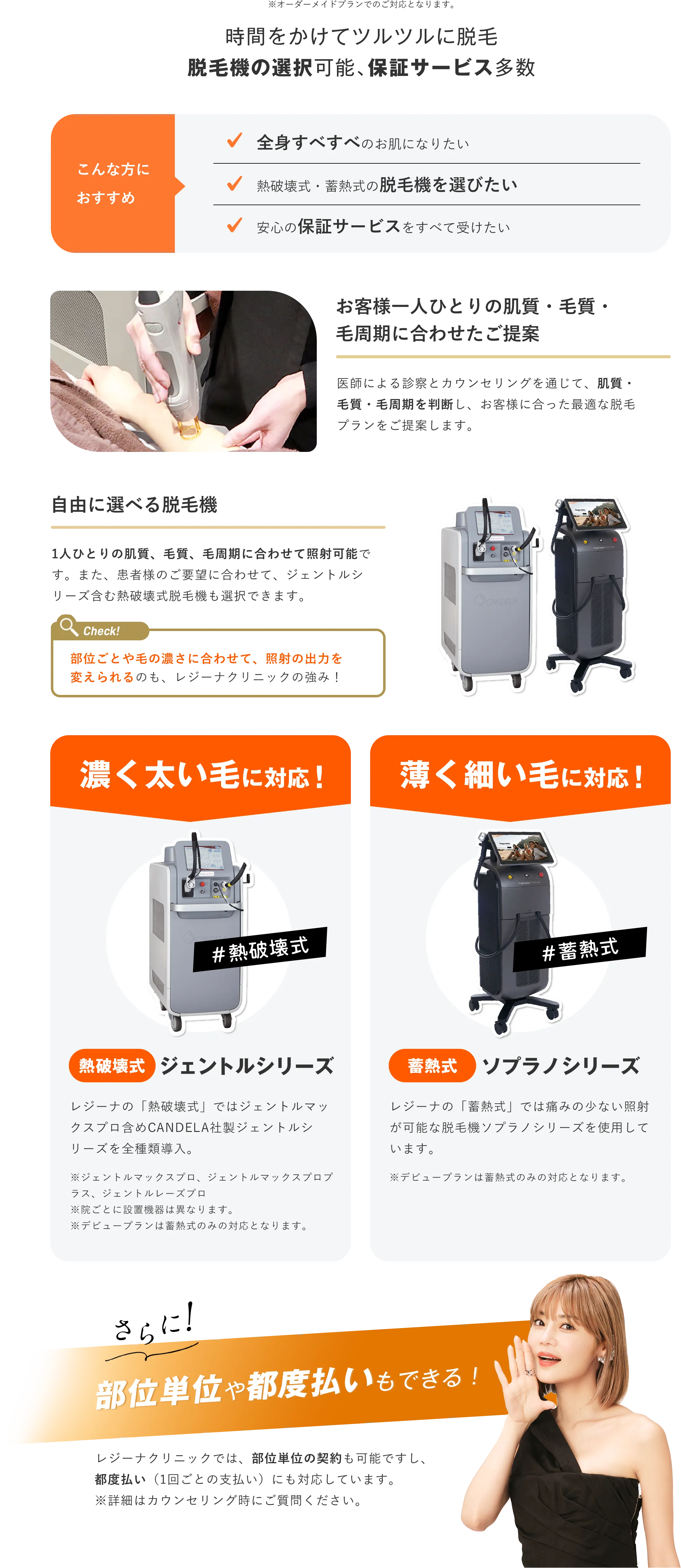 症例数380万件以上、顧客満足度97％以上、Google口コミ4.7