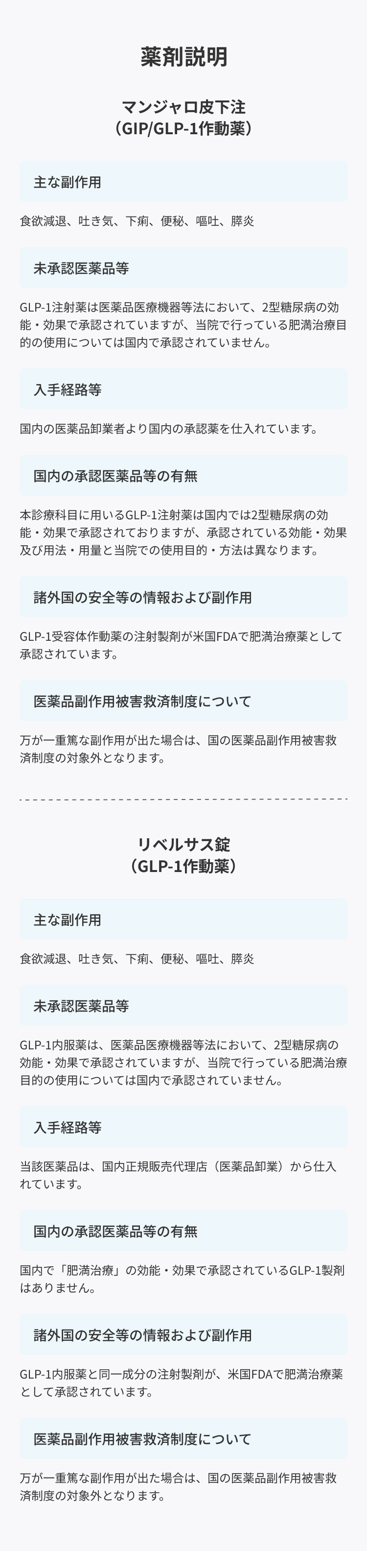 薬剤説明